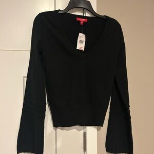Guess Black V-Neck Sweater